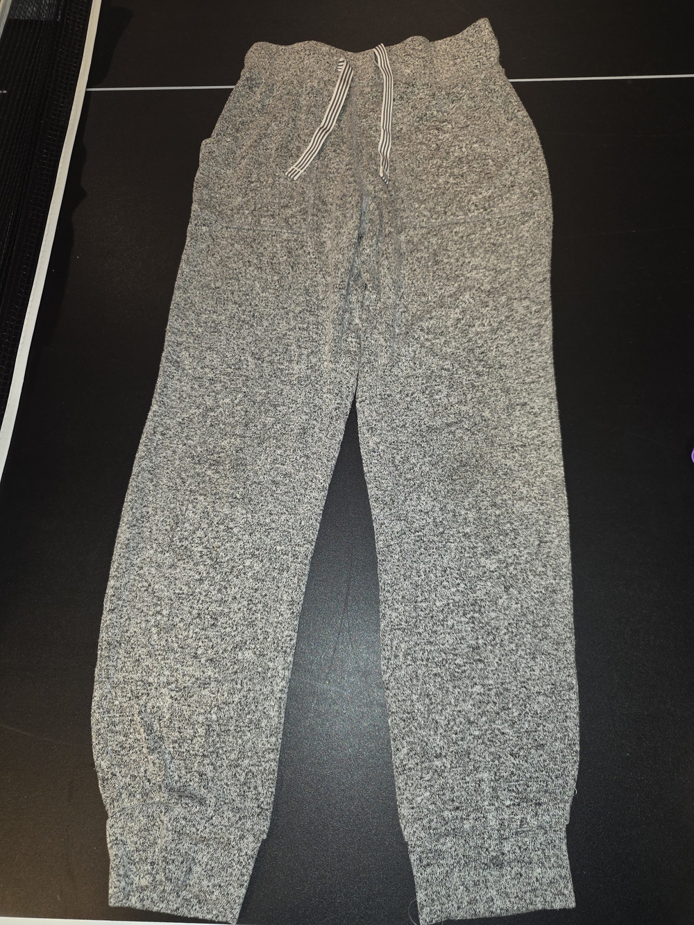 Cat & Jack Girls Gray Heather Jogger Sweatpants w/ Drawstring Medium (7/8) NWOT